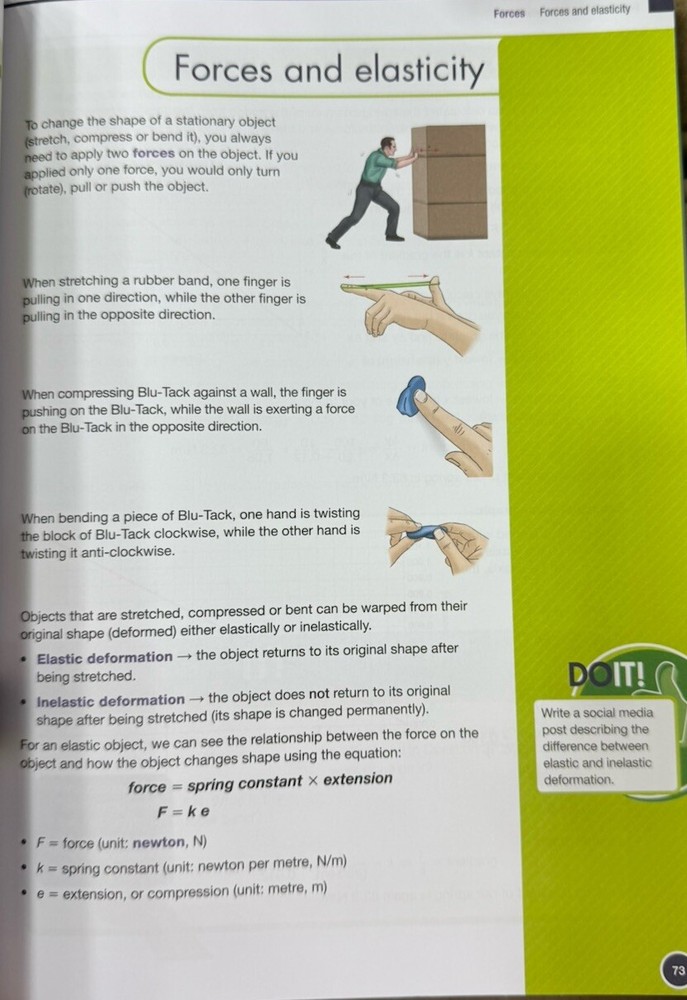 GCSE Scholastic Physics Workbook and StudyGuide