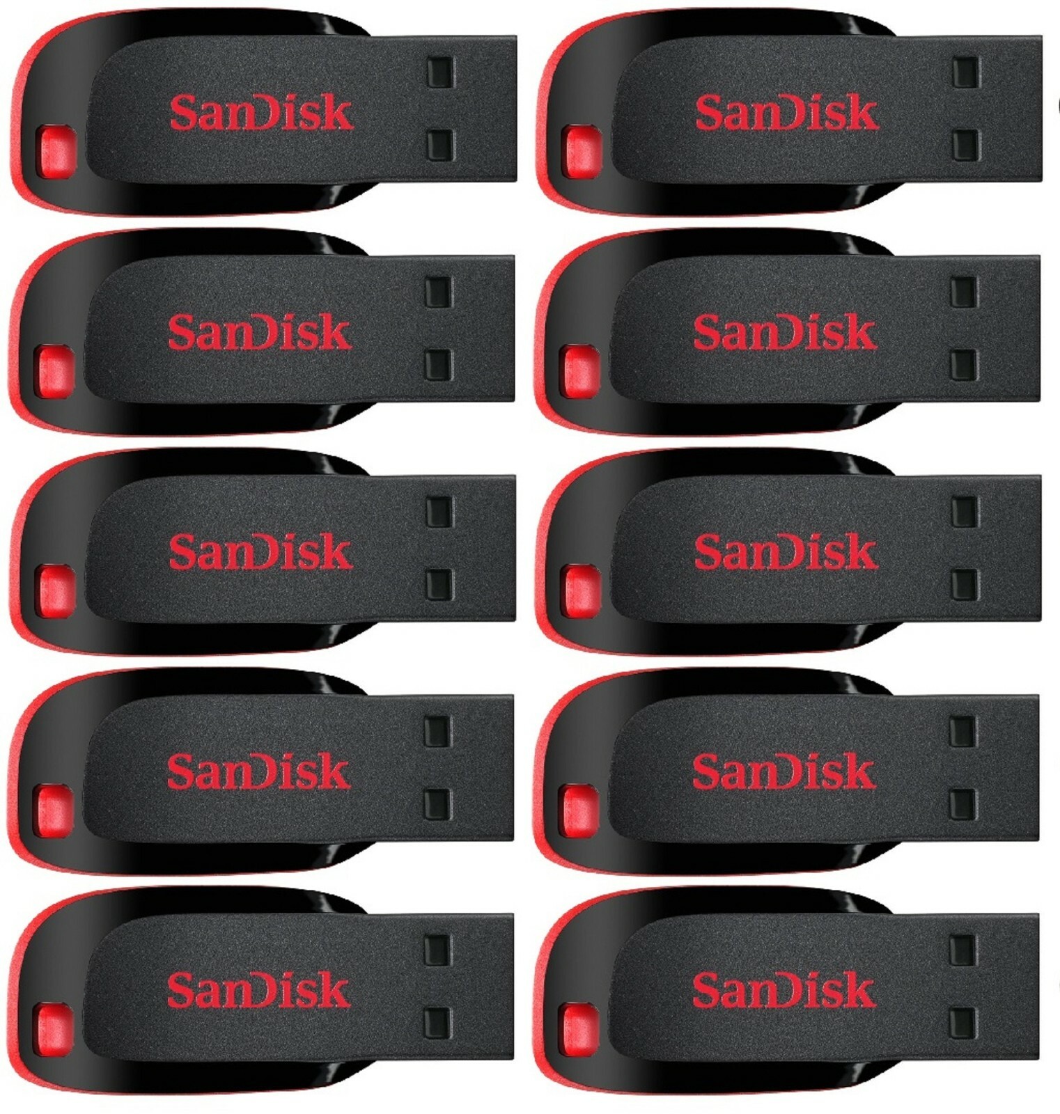 Sandisk 8GB 16GB 32GB 64GB 128GB Cruzer Blade Flash Drive Memory Stick USB Lot