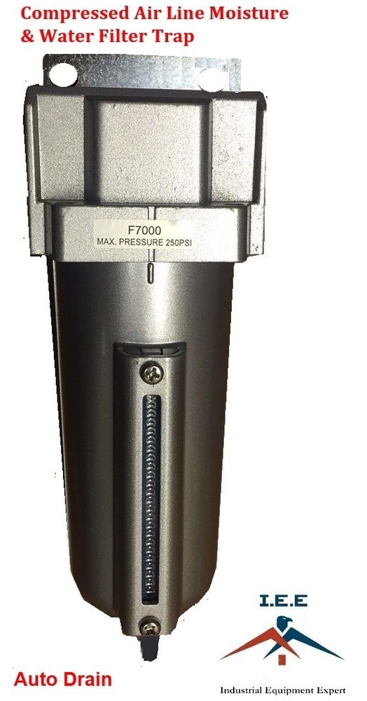 3/4"  Auto Drain Compressed Air Line Moisture & Water Filter Trap