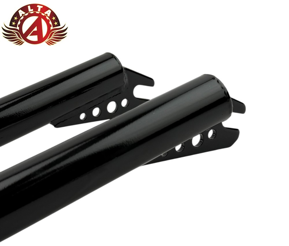 ALTA 24" Black Beach Cruiser Fork – 1" Threaded, Caliper-Ready, 3/8" Dropouts.