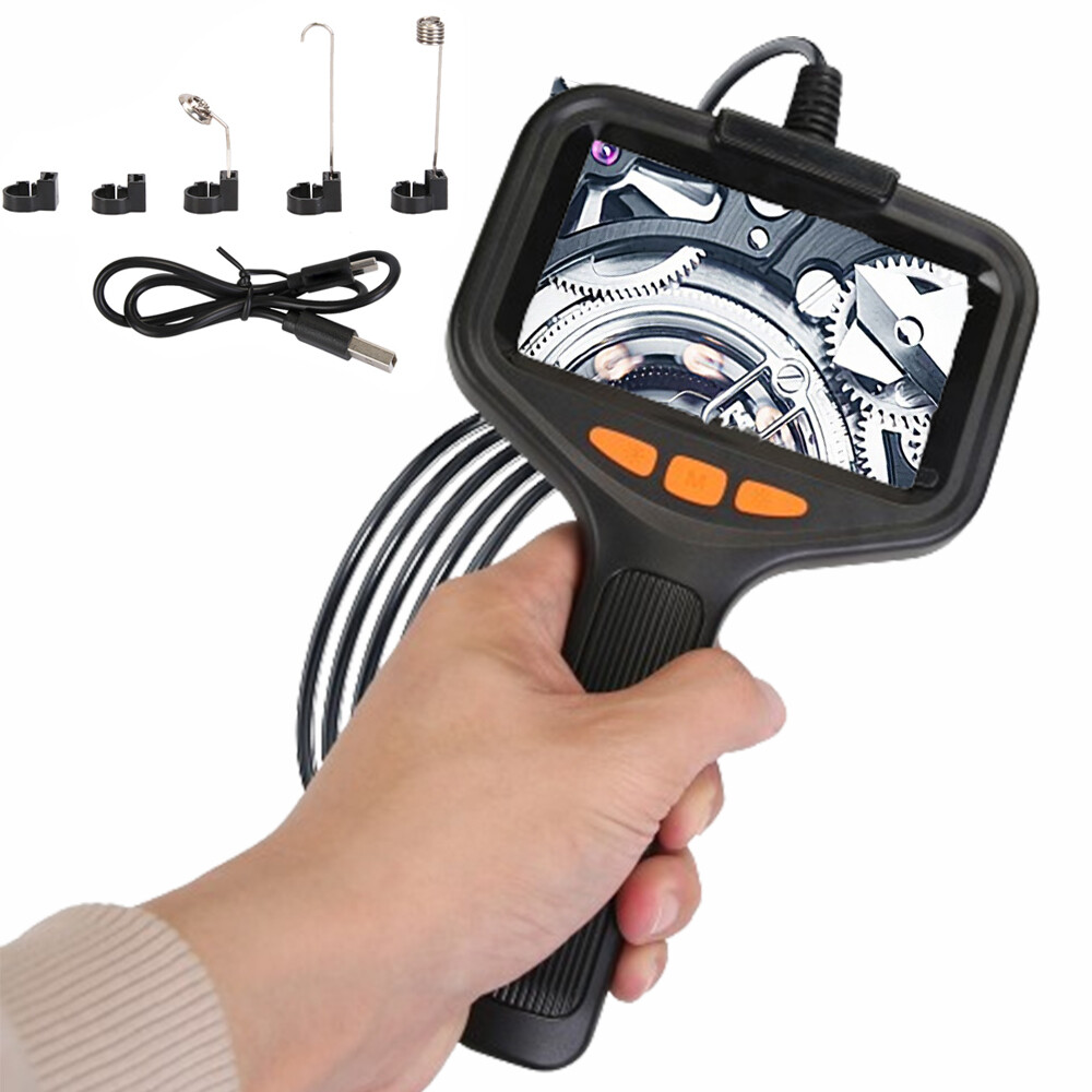 Endoscope Camera 1080P HD Snake Borescope with Light Articulating Waterproof