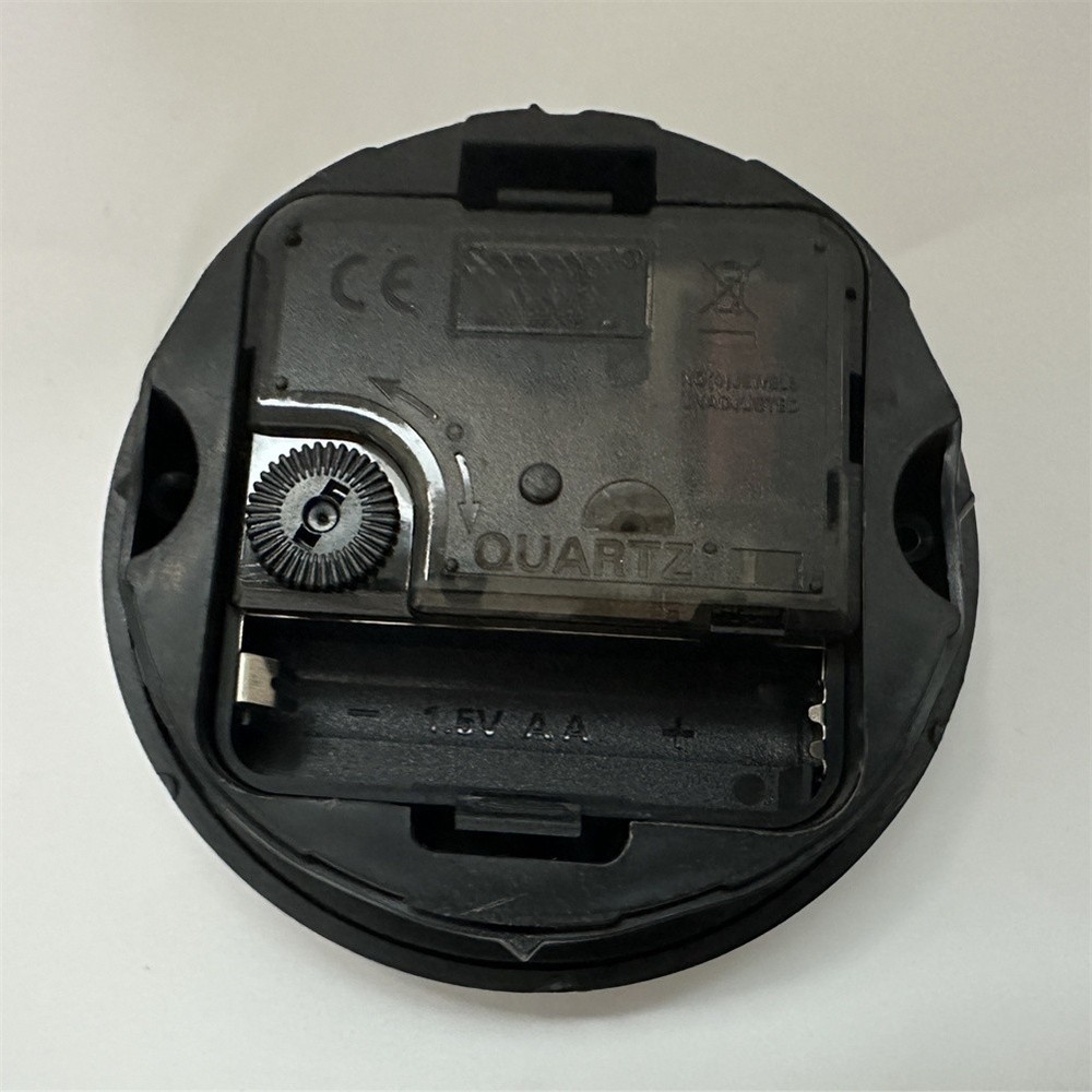 Compact Quartz Movement Insert for DIY Clock Making and Enhancement Projects