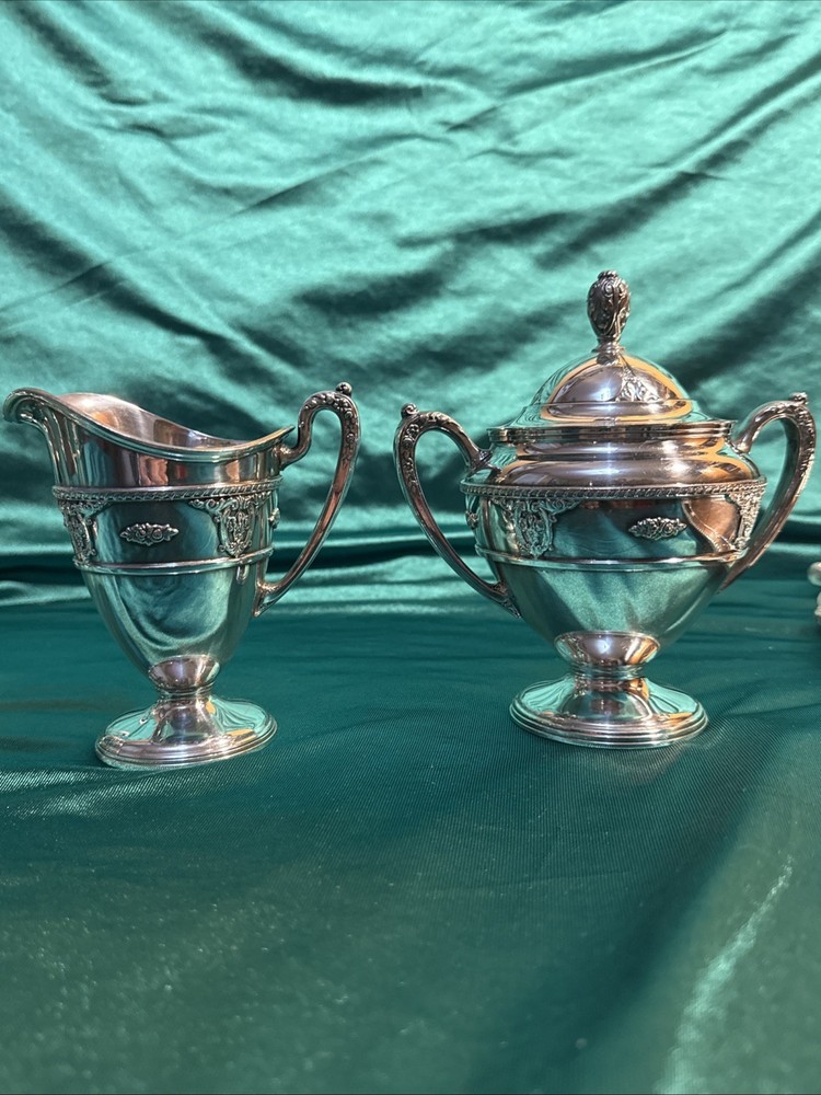 Wallace Rose Point. Coffee And Tea Service 6 Pieces