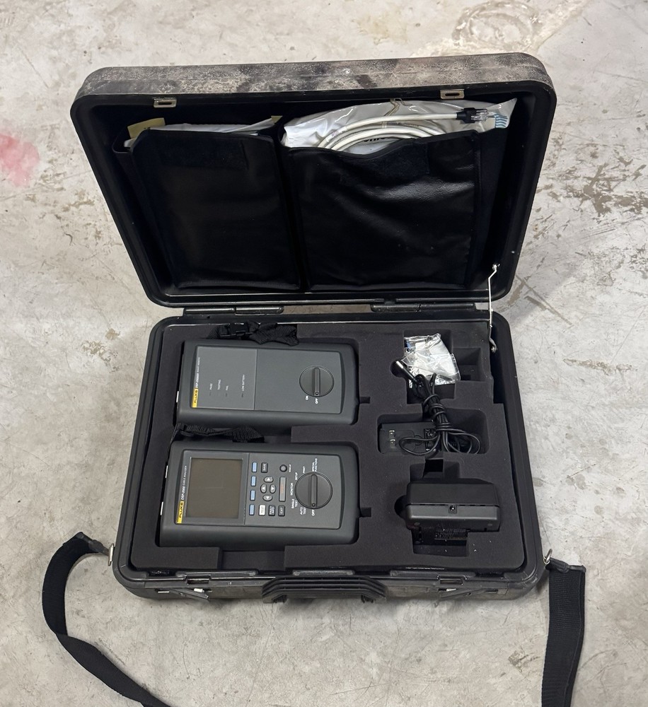 Fluke DSP-2000 Digital Lan Cable Analyzer & DSP-2000SR Smart Remote Tester Kit