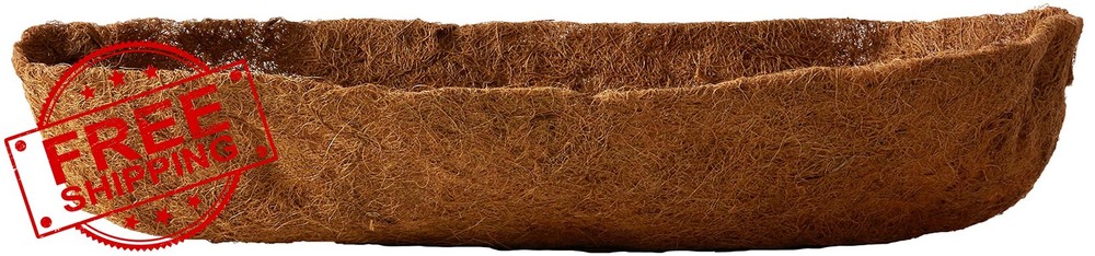 Bosmere Pre-Formed Coco Liner with Soil Moist – 36-Inch Replacement Liner for...