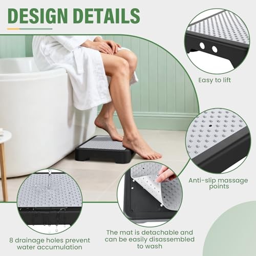 SOYO Mobility One Step Stool, Heavy Duty Non-Slip Platform for Elderly
