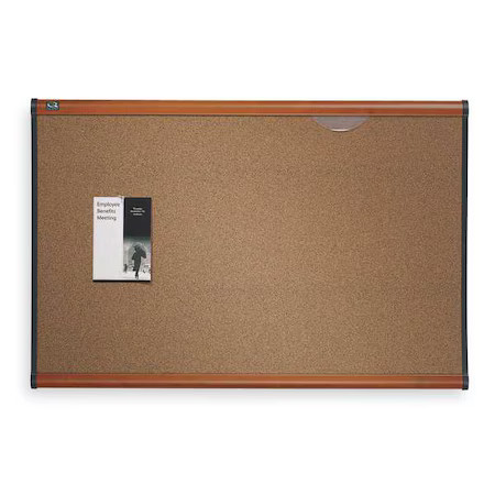 Quartet B243lc-24 Cork Bulletin Board 24"H X 36"W