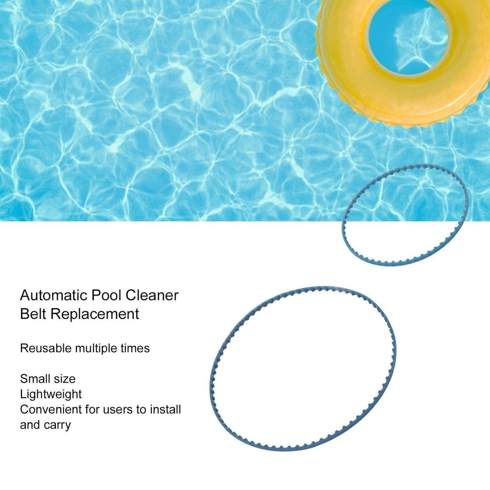 2Pcs Automatic Pool Cleaner Belt Replacement Light Weight Drive Belt Rubber