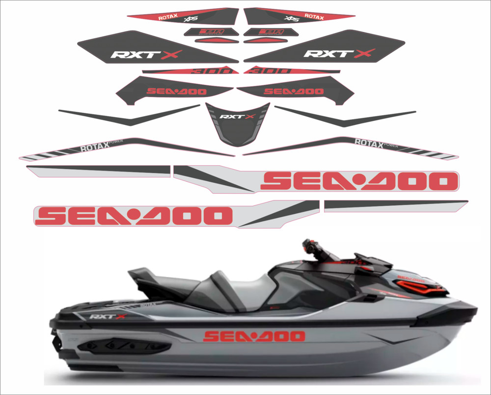 SEADOO RXT X 300 2018 Graphics / Decal / Sticker Kit