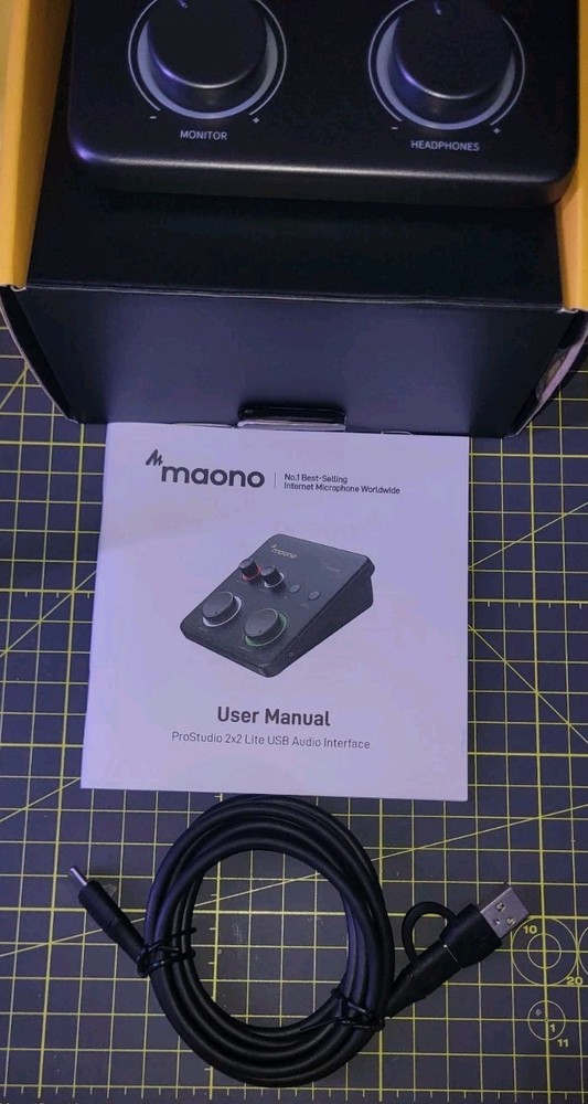 MAONO USB Audio Interface for PC: Interface with XLR Input 24-bit/192kHz OPENBOX