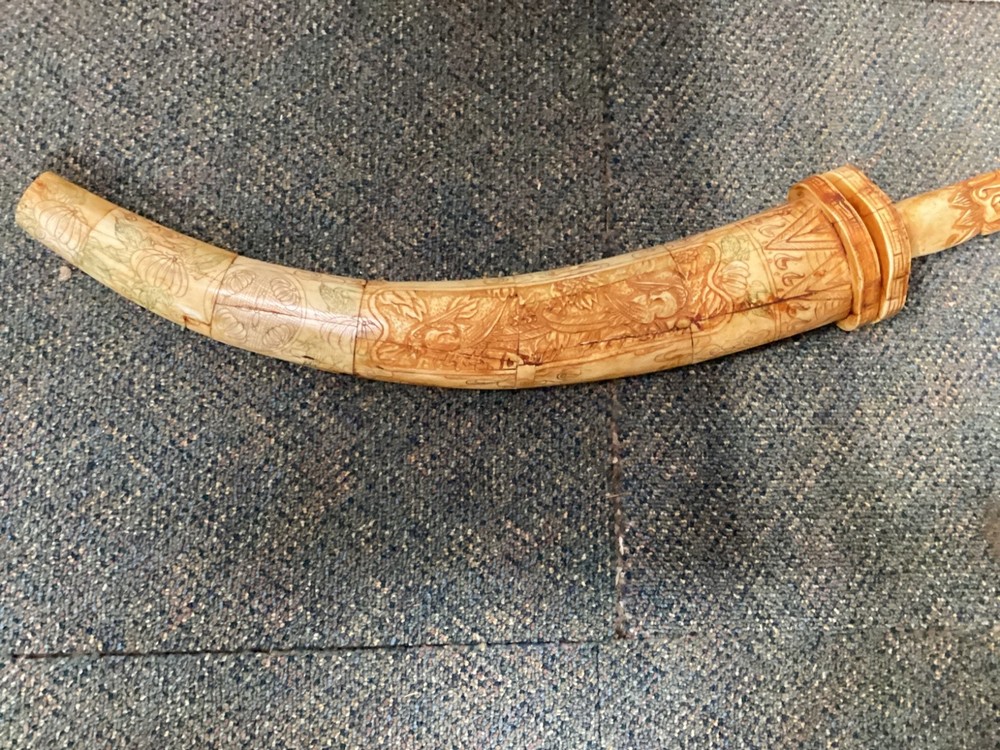 Asian Bone Dagger Sword Dojo No Stand
