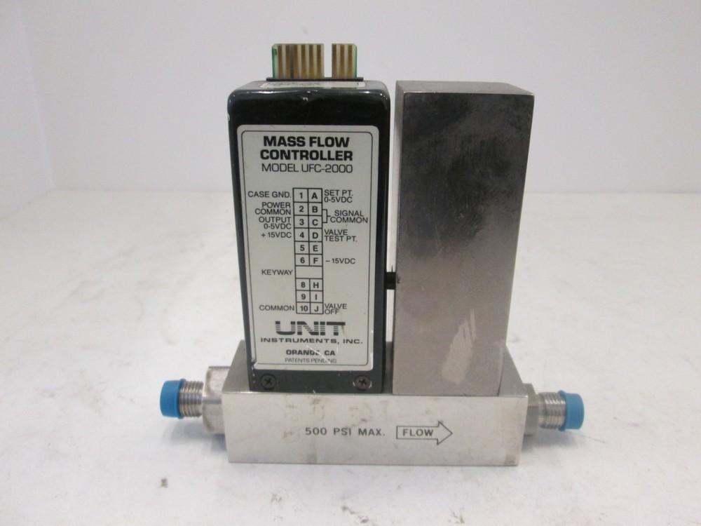 Unit UFC-2000, Mass Flow Controller MFC, NH3, 10 SLM, Used