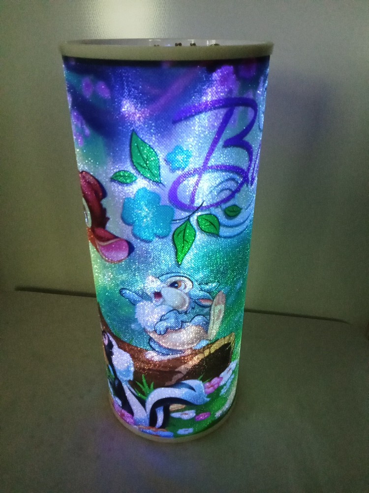 Disney Bambi Cylindrical Nightlight Multicolor 12inch