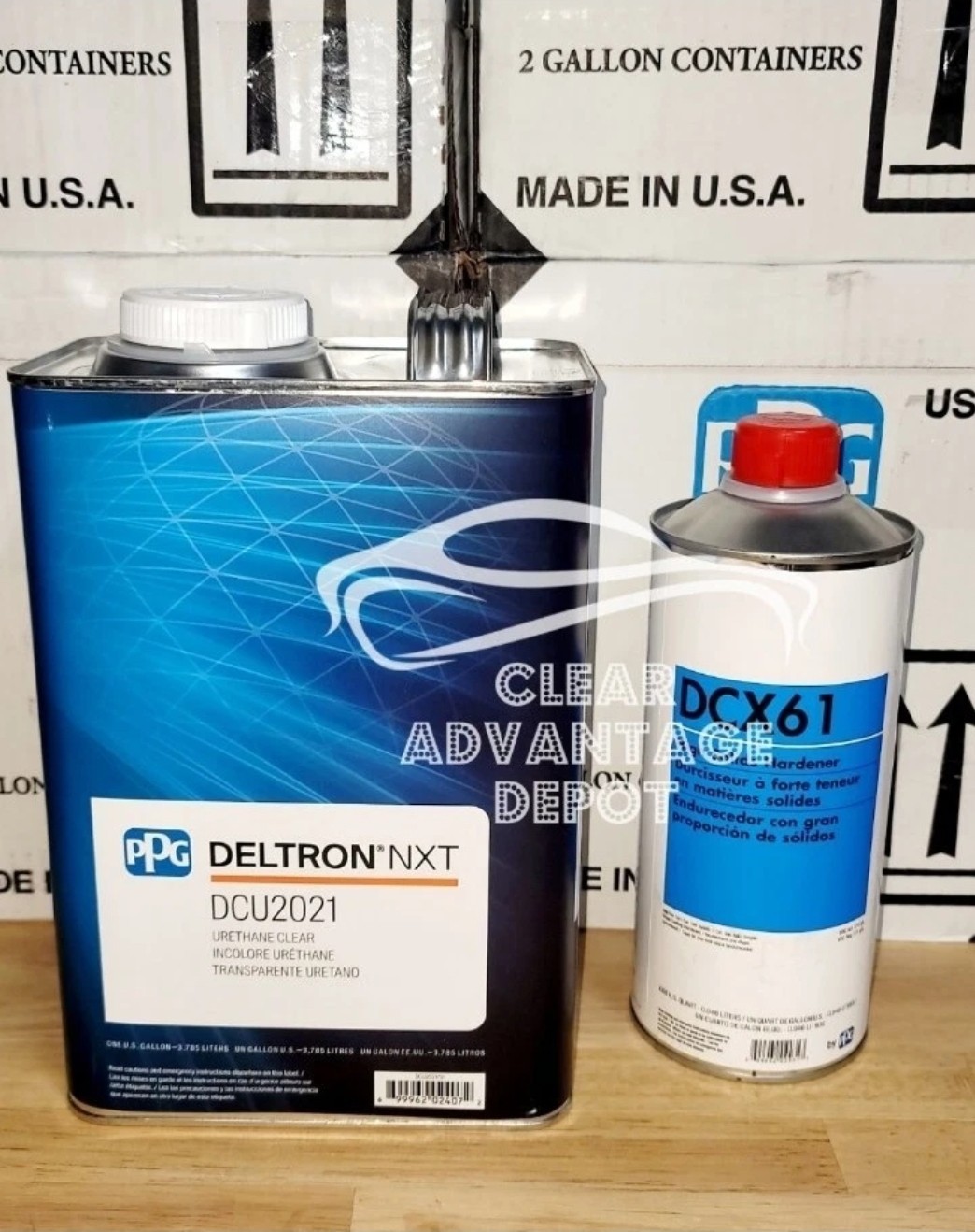 USA  PPG DELTRON DCU2021 1GA/ 1 Qt DCX61 *FREE SHIPPING , Made in USA!