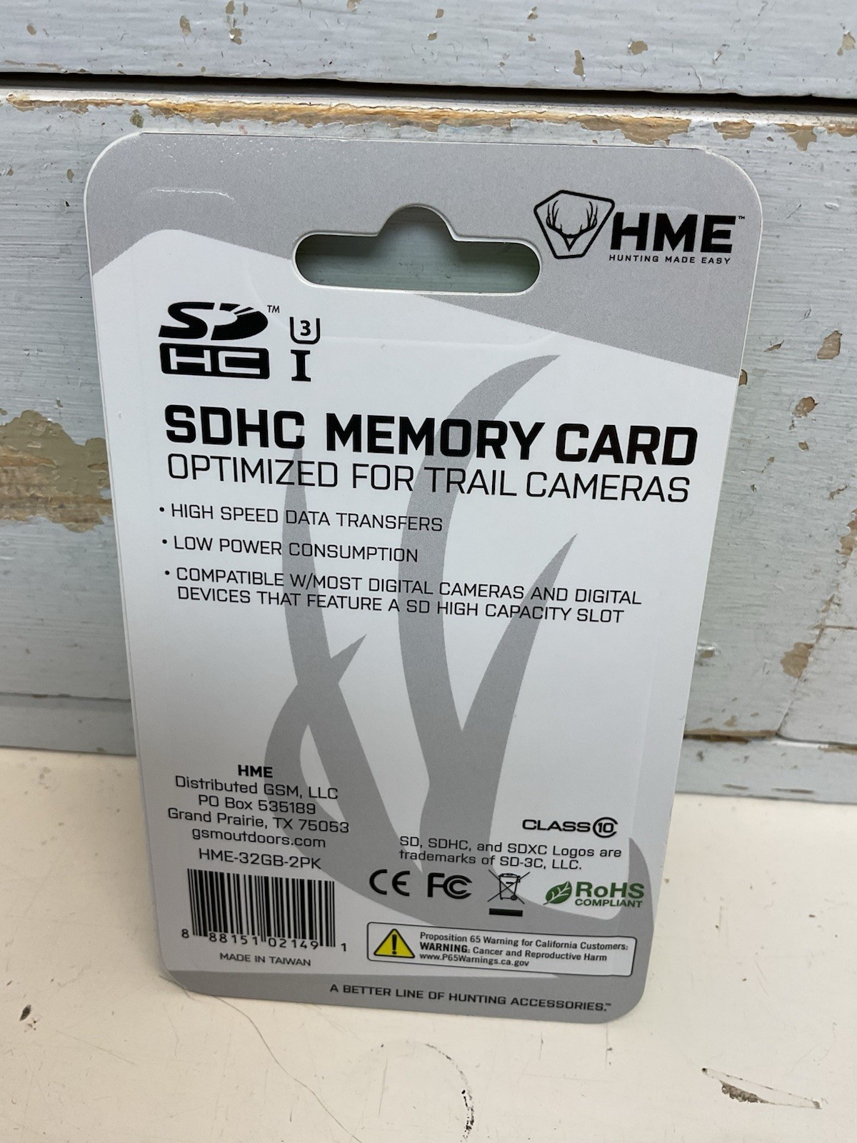 HME SDHC Memory Card Optimized for Trail Cameras 2 pack 32GB NEW