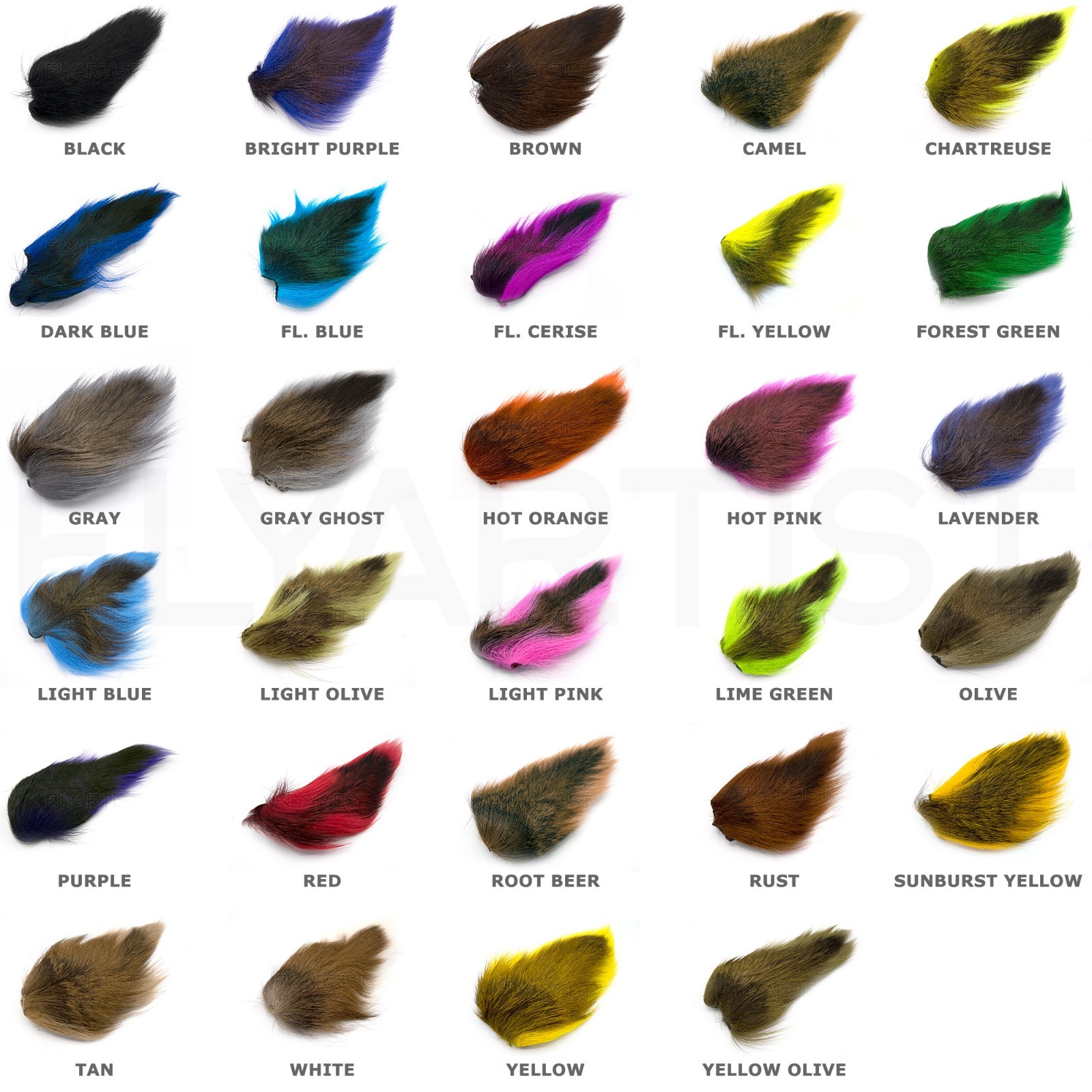 HARELINE LARGE NORTHERN BUCKTAIL - Fly Tying Deer Tail Hair Jigs Teasers Lures