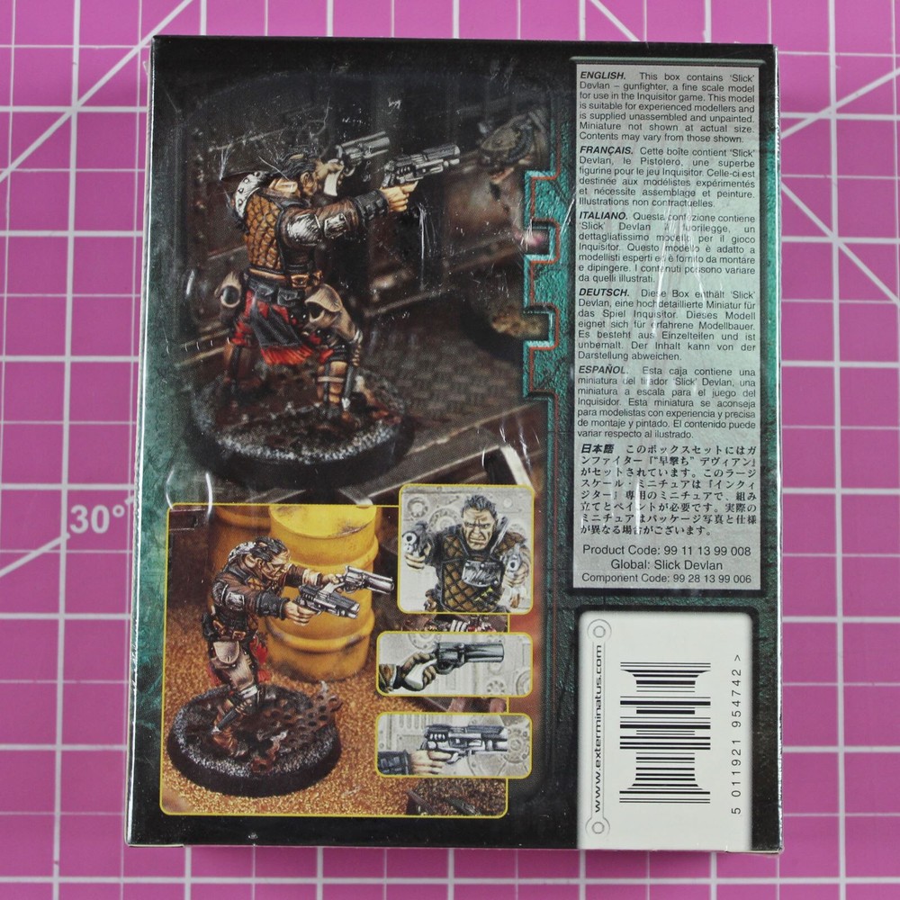 Inquisitor Slick Devlan NIB Metal - OOP - Games Workshop Warhammer 40K 54mm