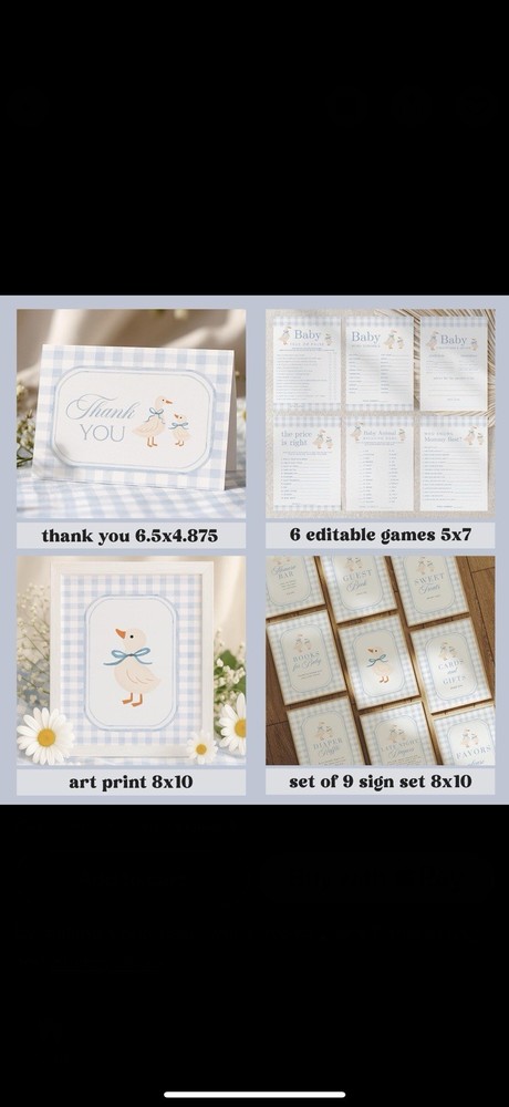 Silly Goose Baby Shower Bundle