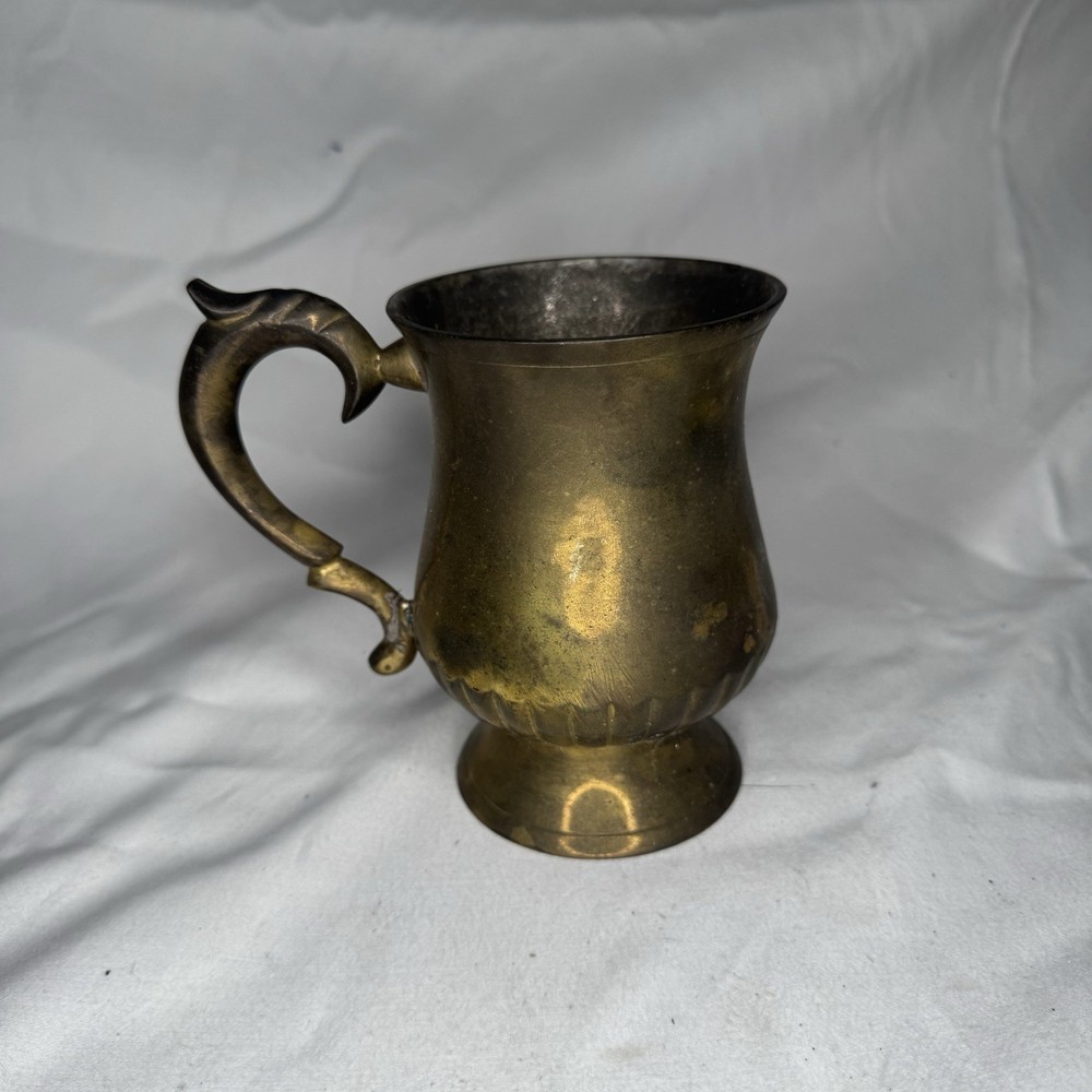 Antique Engraved Solid Brass Tea/Coffee Service Set