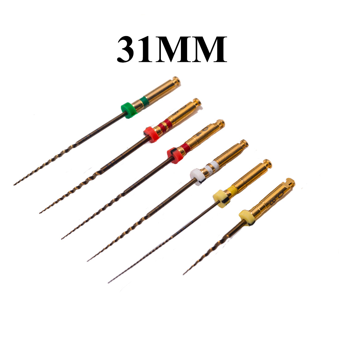 10Pk Dental Endo Rotary Files X3 Pro Gold endodontic engine NITI File 21/25/31MM