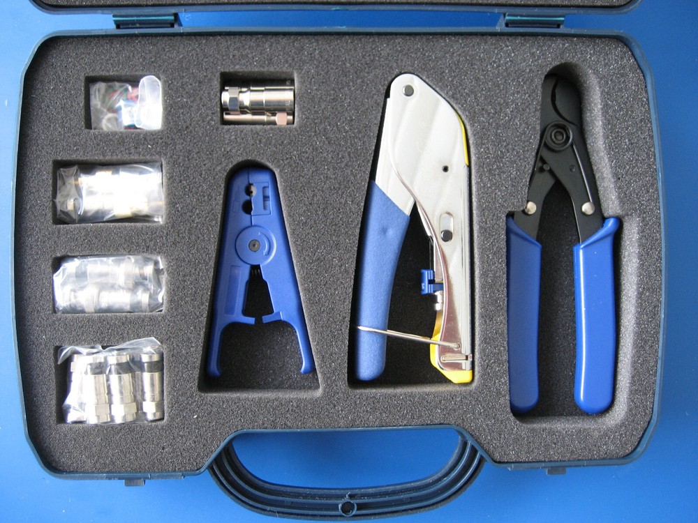 DataShark Cable, Satellite, Home Theater Tool Kit with Case #70053