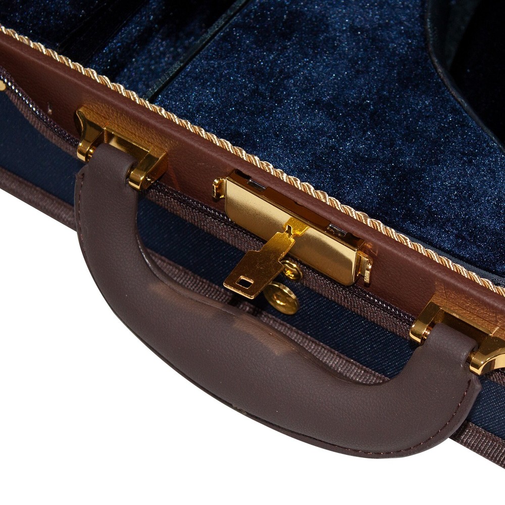 High Quality Velvet Interior Professional Solid Wooden Violin Case 4/4