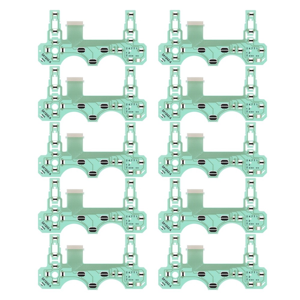 10x Controller PCB Ribbon Circuit Board SA1Q43A for PS2 Dualshock 18pin Socket _
