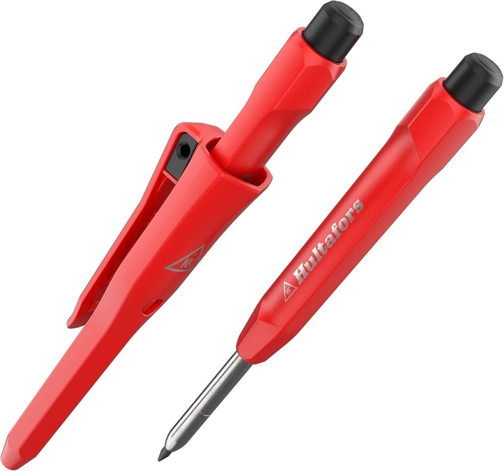 Ergonomic Refillable Dry Marker with Sharpener - Clear Ink for Precision Marking