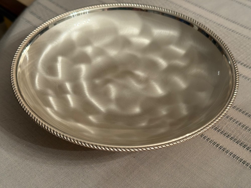 Vintage WMF-IKORA Silver Plated Footed 7 3/4” Candy Dish Germany