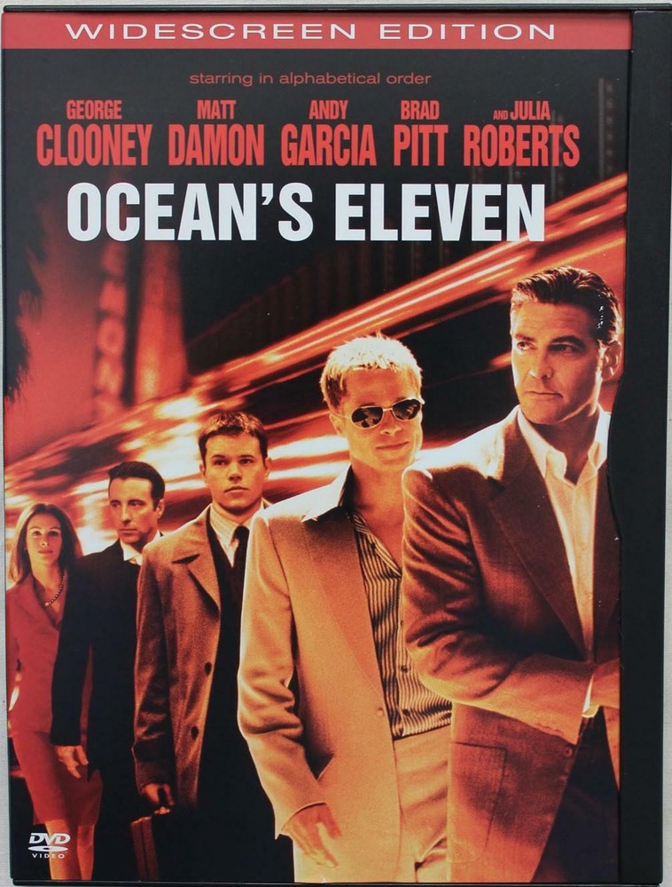 Ocean's Eleven (DVD, 2002, Widescreen, Snapcase) NEW