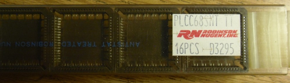 68 Pin PLCC Socket - Robinson Nugent - Surface Mount - NEW PLCC68SMT