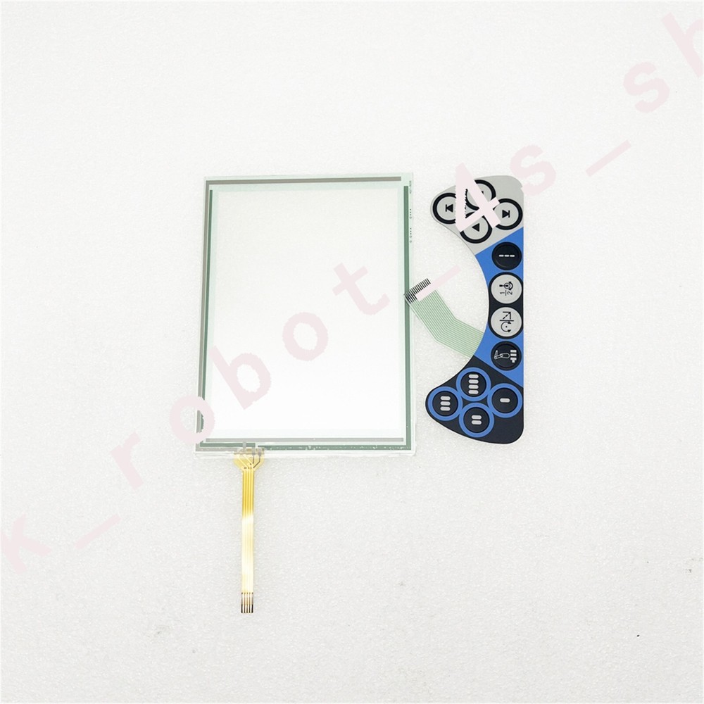For ABB DSQC679 3HAC028357-001 robot flexpendant keypad membrane+touch panel new