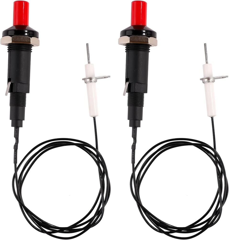 2pcs Piezo Spark Igniter, Grill Ignition Replacement Electrode Igniter Metal...