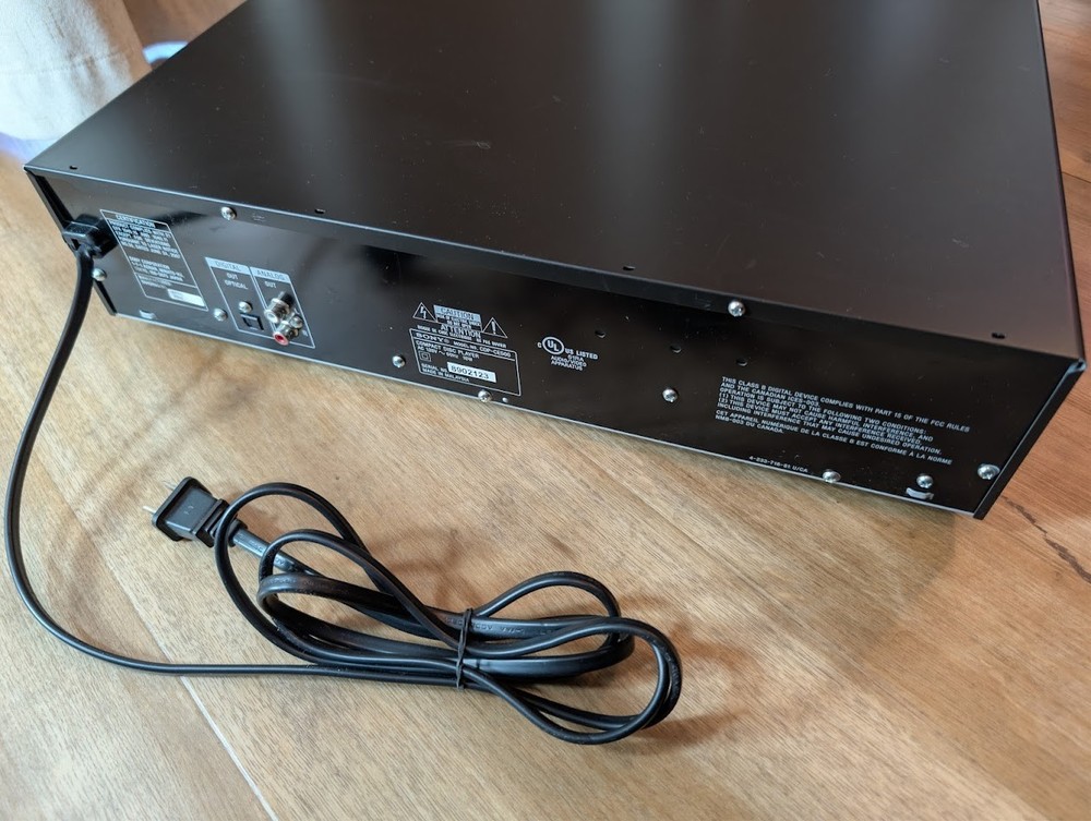 Sony CDP-CE500 5-Disc CD Changer Player USB - No Remote - Tested
