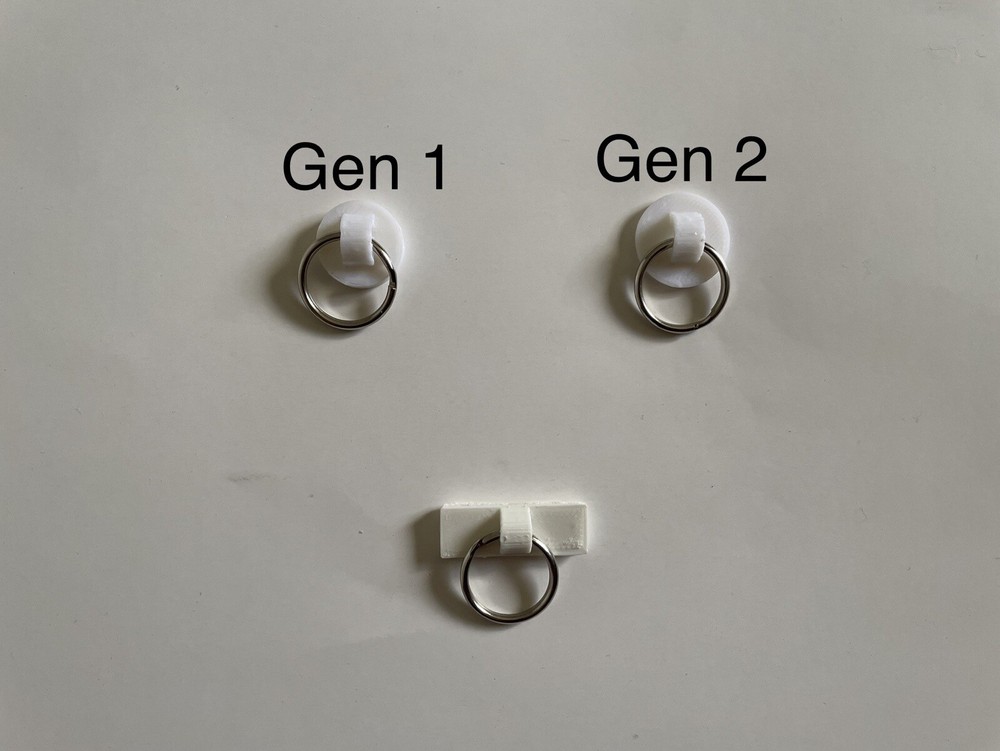 Rectangular Universal Charm/Keychain Base