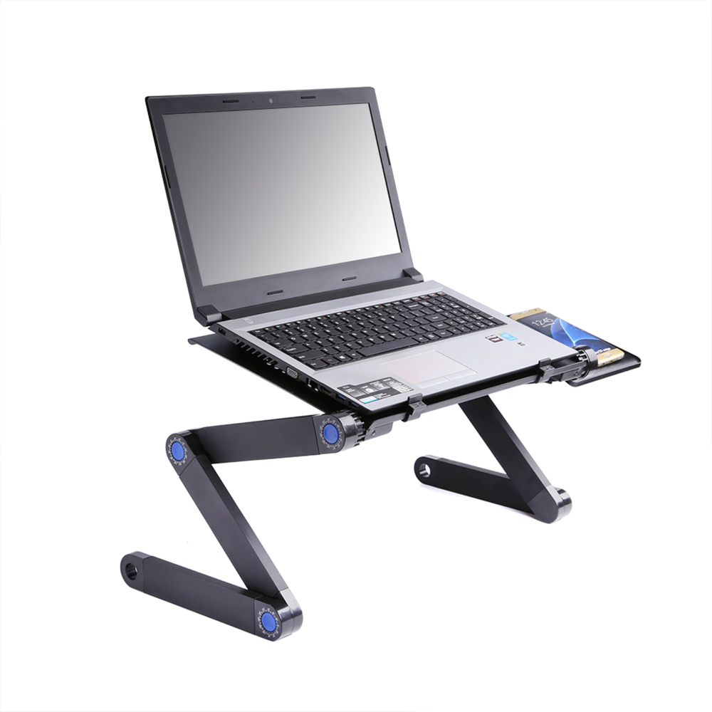 Portable Adjustable Height Laptop Stand Notebook Tablet Holder Fold Desk Table