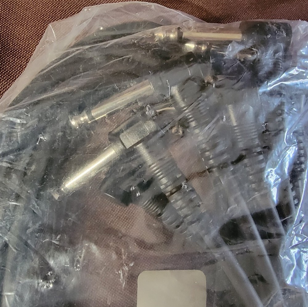8 Pack TS 1/4 To 1/4 Patch Cables 2 Ft Mono Right Angle To Right Angle