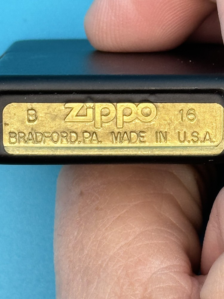 2016 Black Matte Zippo Lighter NEW