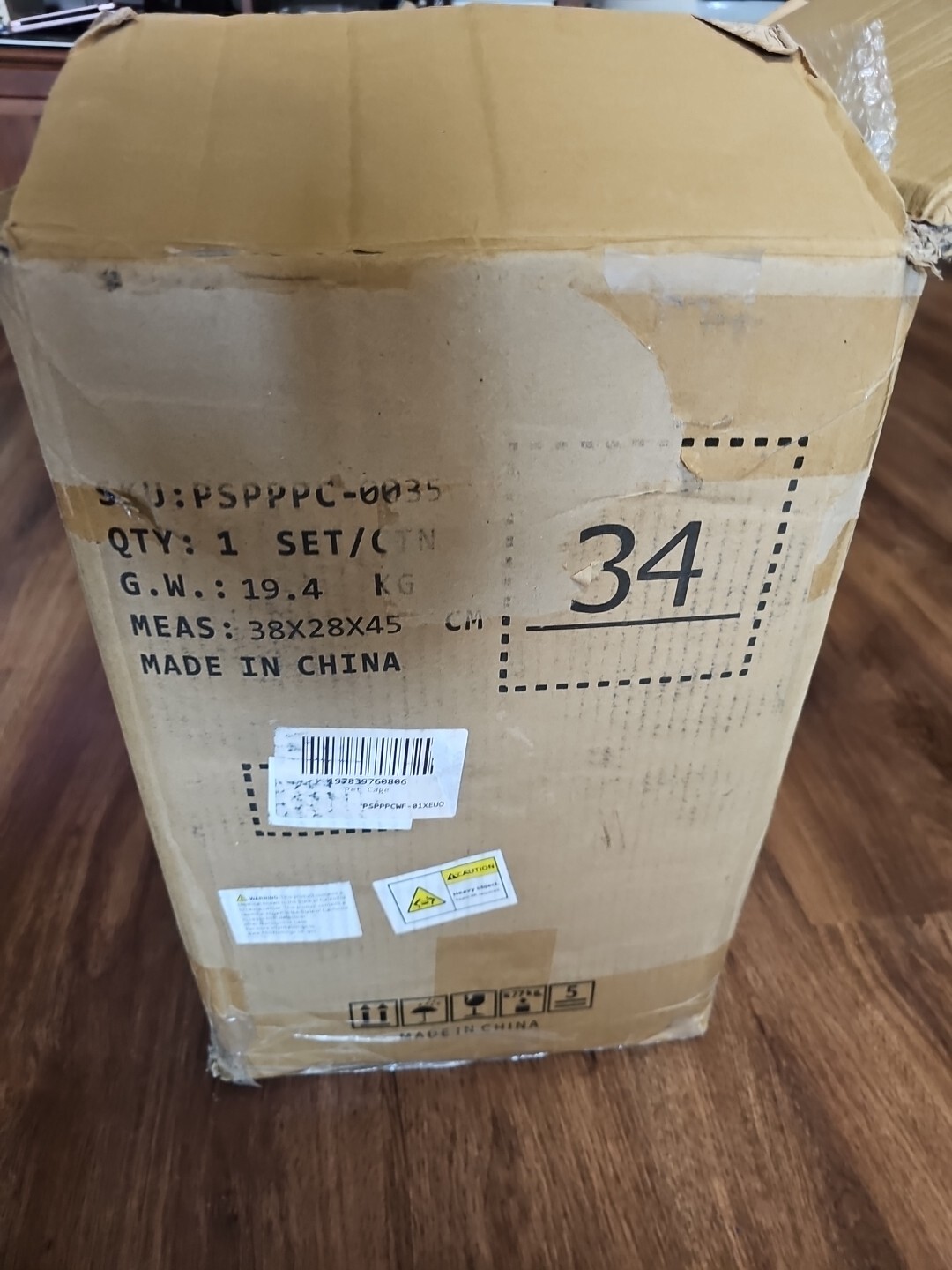 4-Tier Large Cat Cage Enclosure Metal Wire Kennel Playpen Catio with Hammock