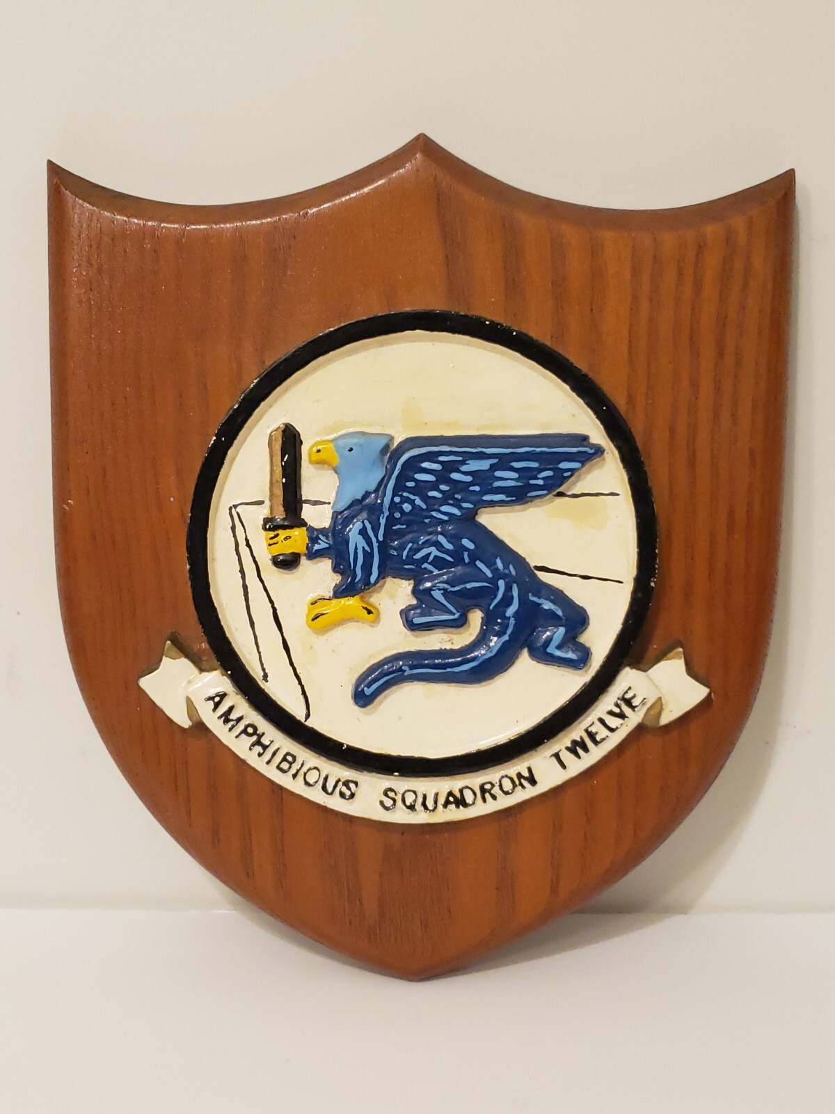 United States NAVY PHIBRON 12 Amphibious Squadron Twelve Military Wall Plaque