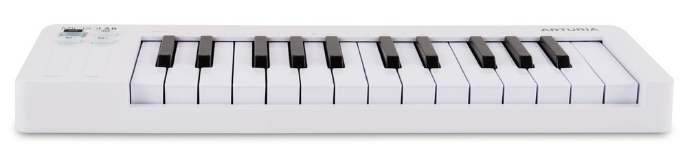 Arturia MICROLAB MK3 White 25-Key MIDI USB Keyboard Controller+Backpack
