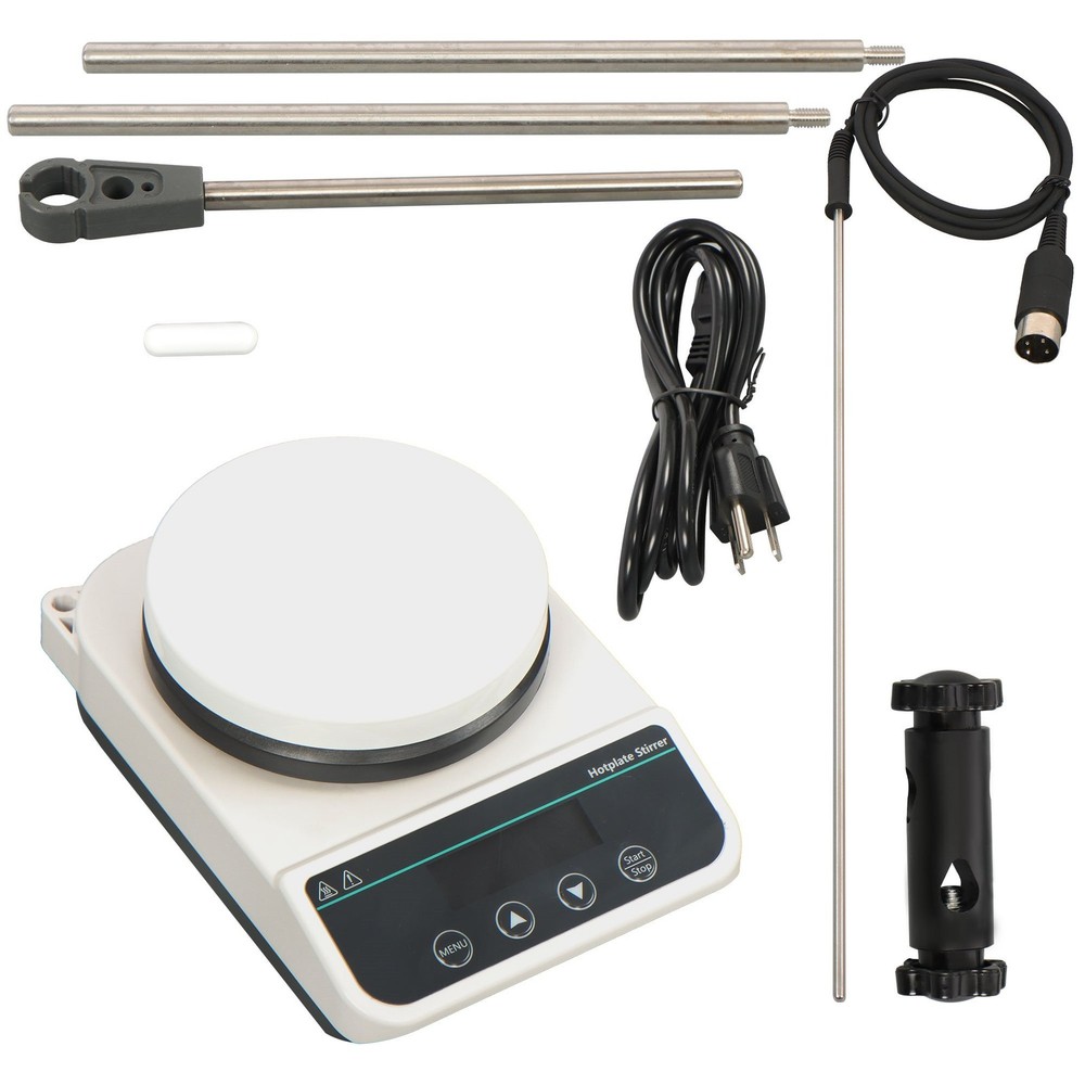 Stirring Hot Plate with Probe Sensor, 3L Capacity, Timing Function 1500RPM
