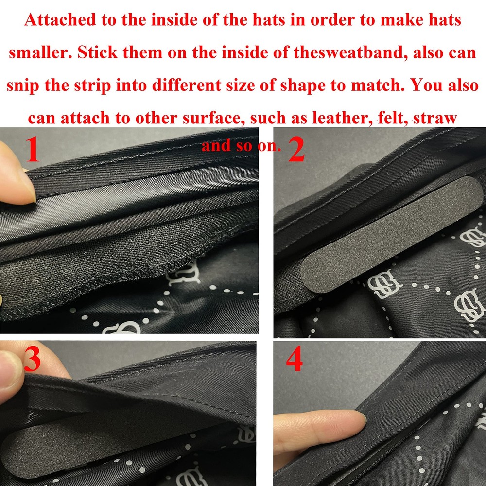 30PCS Hat Size Tape, Hat Size Reducer Inserts, Hats Reducing Tape, Foam Reducing