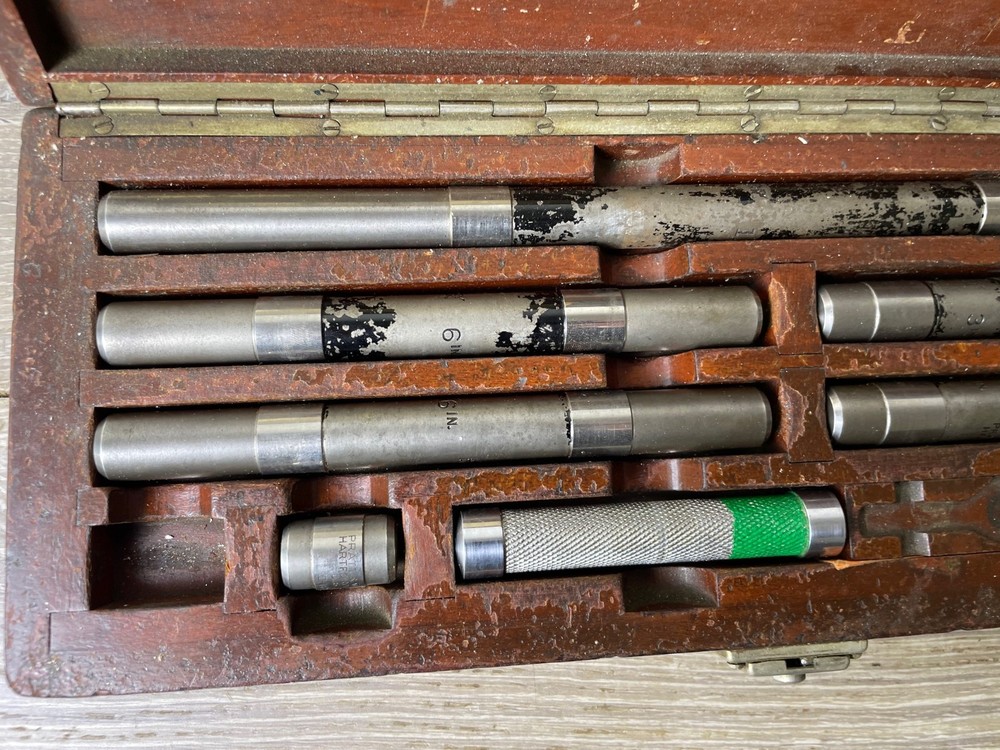 PRATT & WHITNEY USA Precision End Measures & Inside Micrometer Set in Case