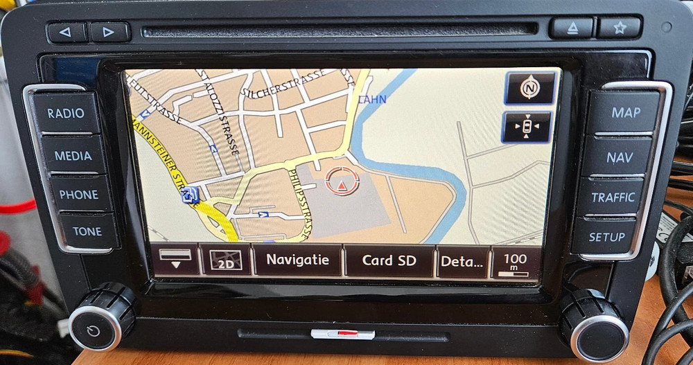 2009-2010 VOLKSWAGEN JETTA NAVIGATION DVD FOR SYSTEM RSN 510 VERSION 3M OEM🟠