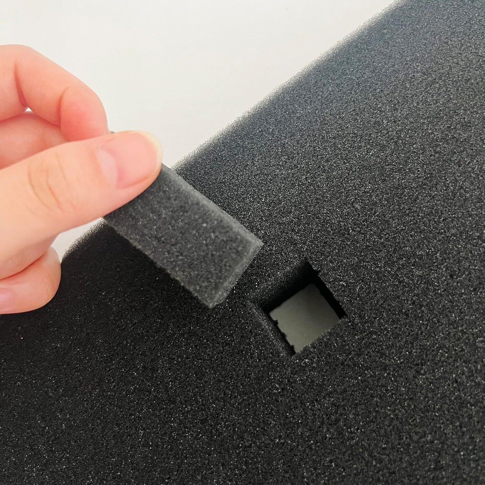 4 Pcs Pick Apart Foam Insert 2 Size Pluck Pre-Cube Sheet Foam for Tool Box