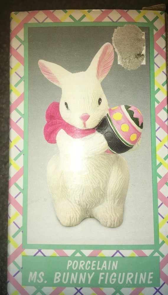 Vintage Ms Bunny Easter Figurine