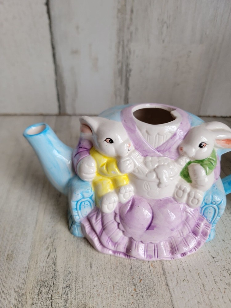 Easter teapot AS IS St Patrick's Day mug spring decor home kitchen set