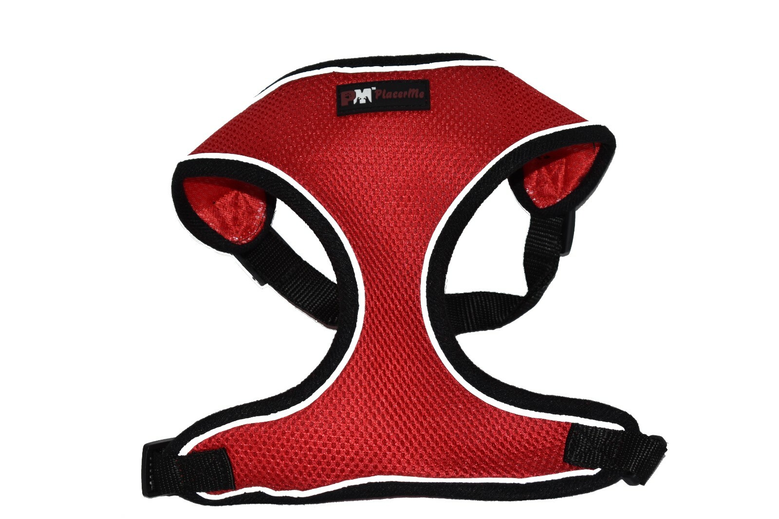 Dog Breathable Reflective Mesh Collar Harness-Travel Walk Seat Belt No Pulling