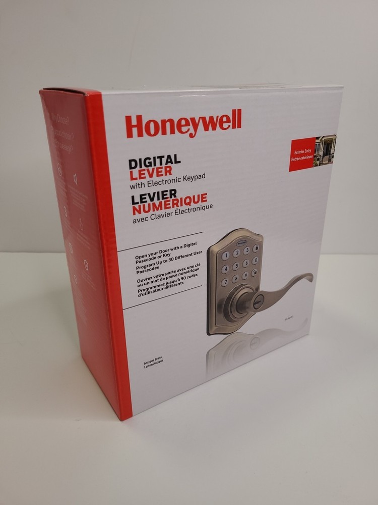 Honeywell Electronic Exterior Entry Lever Door Lock